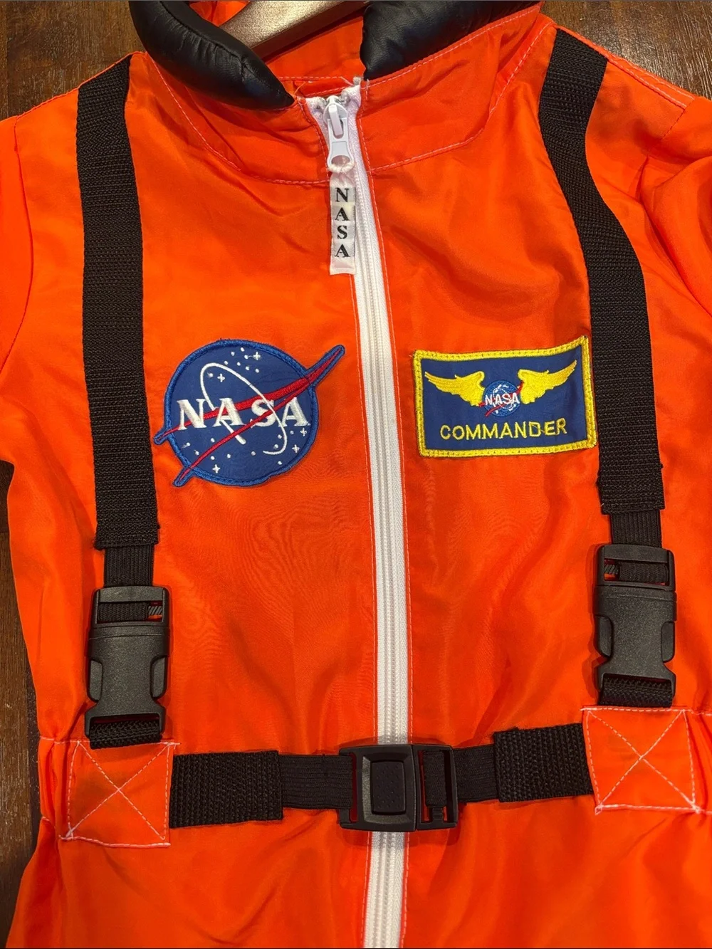 NASA Kids Orange Astronaut Costume Size 4-6